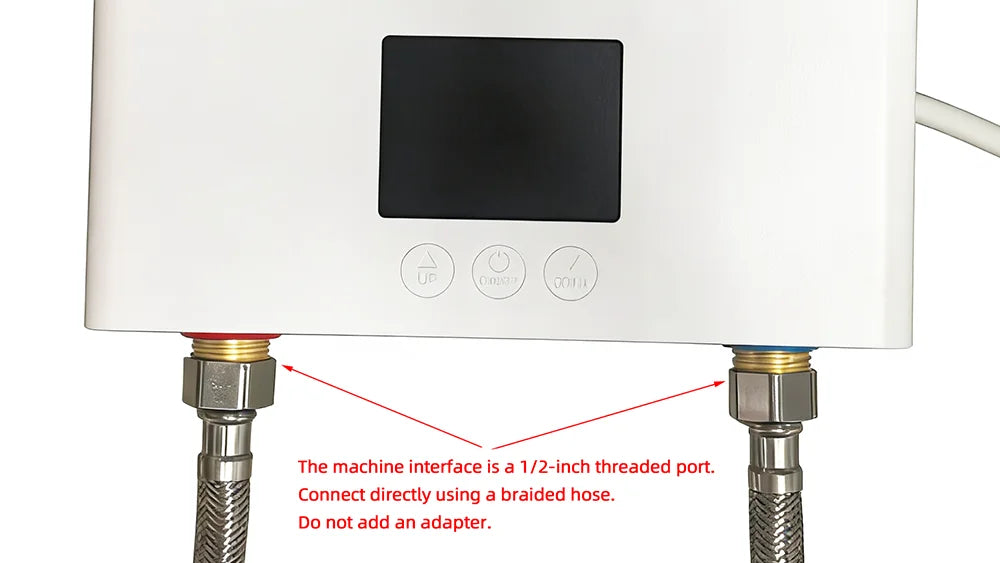110V/220V Instant Water Heater 3000W/5500W Wall-Mounted Electric Heaters for Bathroom Hot Water Shower and Home Kitchen Heating